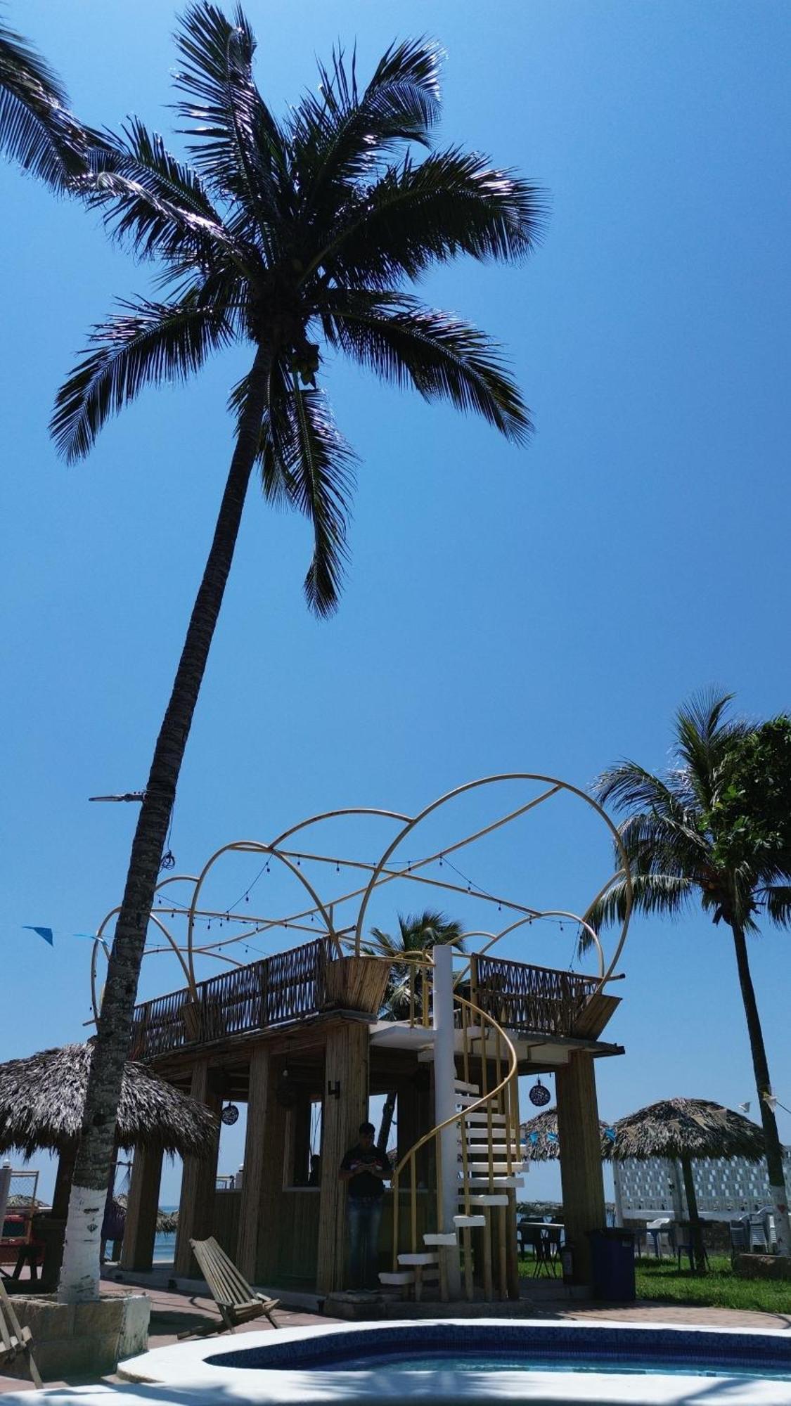 Hotel - Club De Playa Bambu Beach El Zapote  Exteriör bild